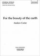 For the Beauty of the Earth Unison choral sheet music cover